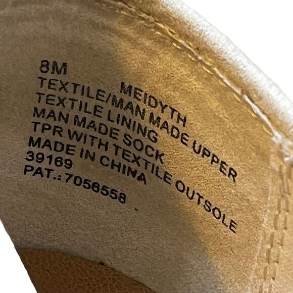 Material Girl white loafer Fashion Sneaker Slip On Rhinestone Ladies sz 8 - Picture 8 of 12